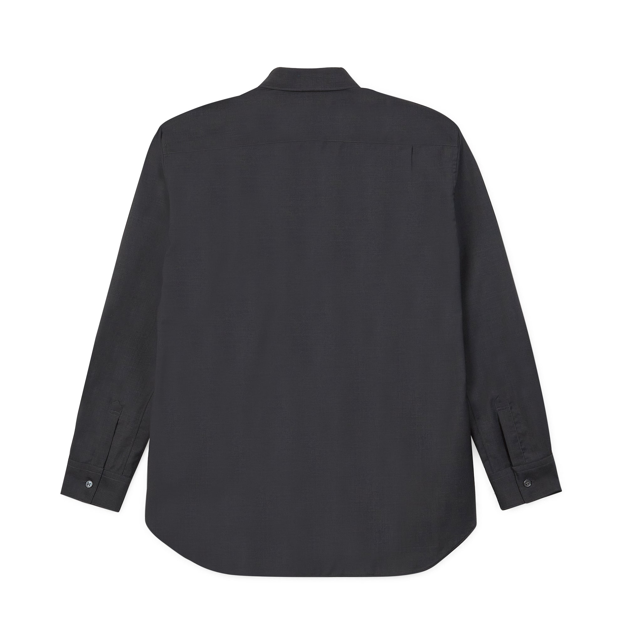 CDG Shirt Forever - Classic Wool Shirt - (Medium Grey) view 2