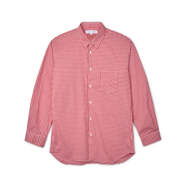 CDG Shirt Forever - Classic Fit Checked Shirt - (Red)