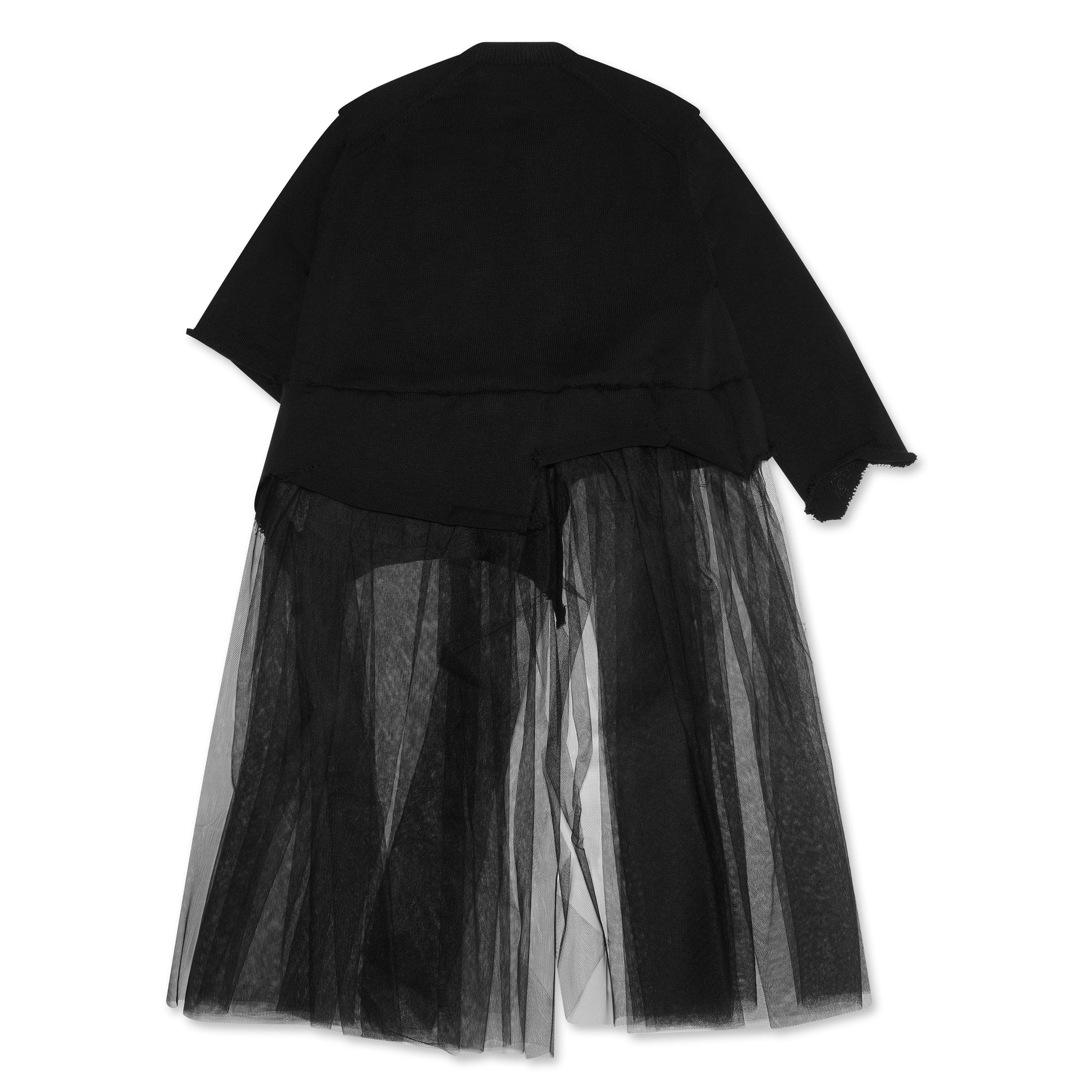 BLACK Comme des Garçons - Acrylic Nylon Cardigan - (Black) view 2