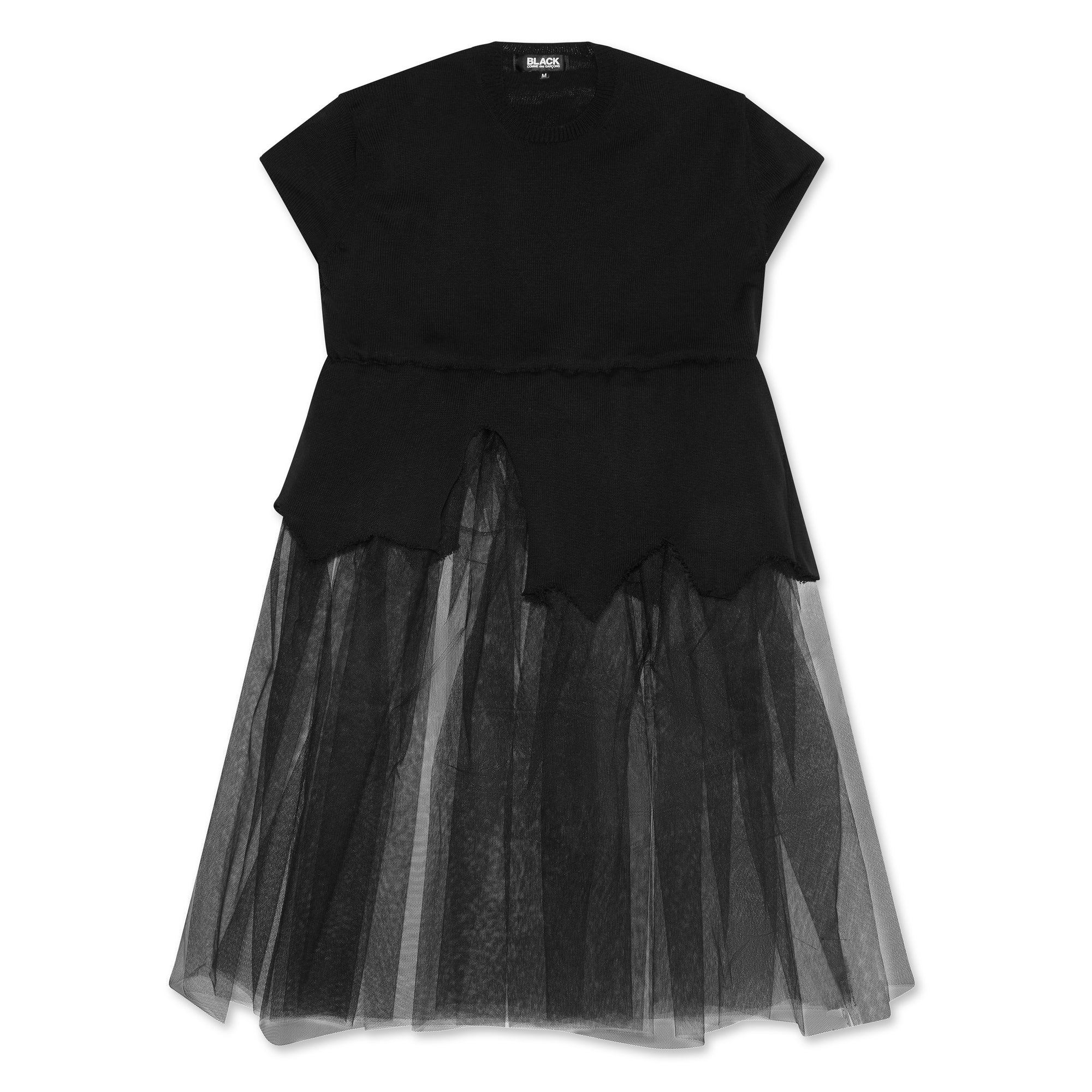 BLACK Comme des Garçons - Acrylic Nylon Dress - (Black) view 1