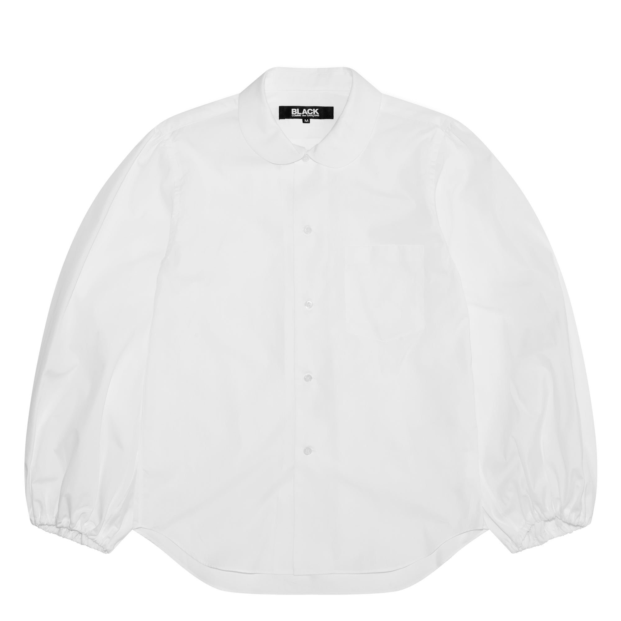 BLACK Comme des Garçons - Cotton Broad Shirt - (White) view 1