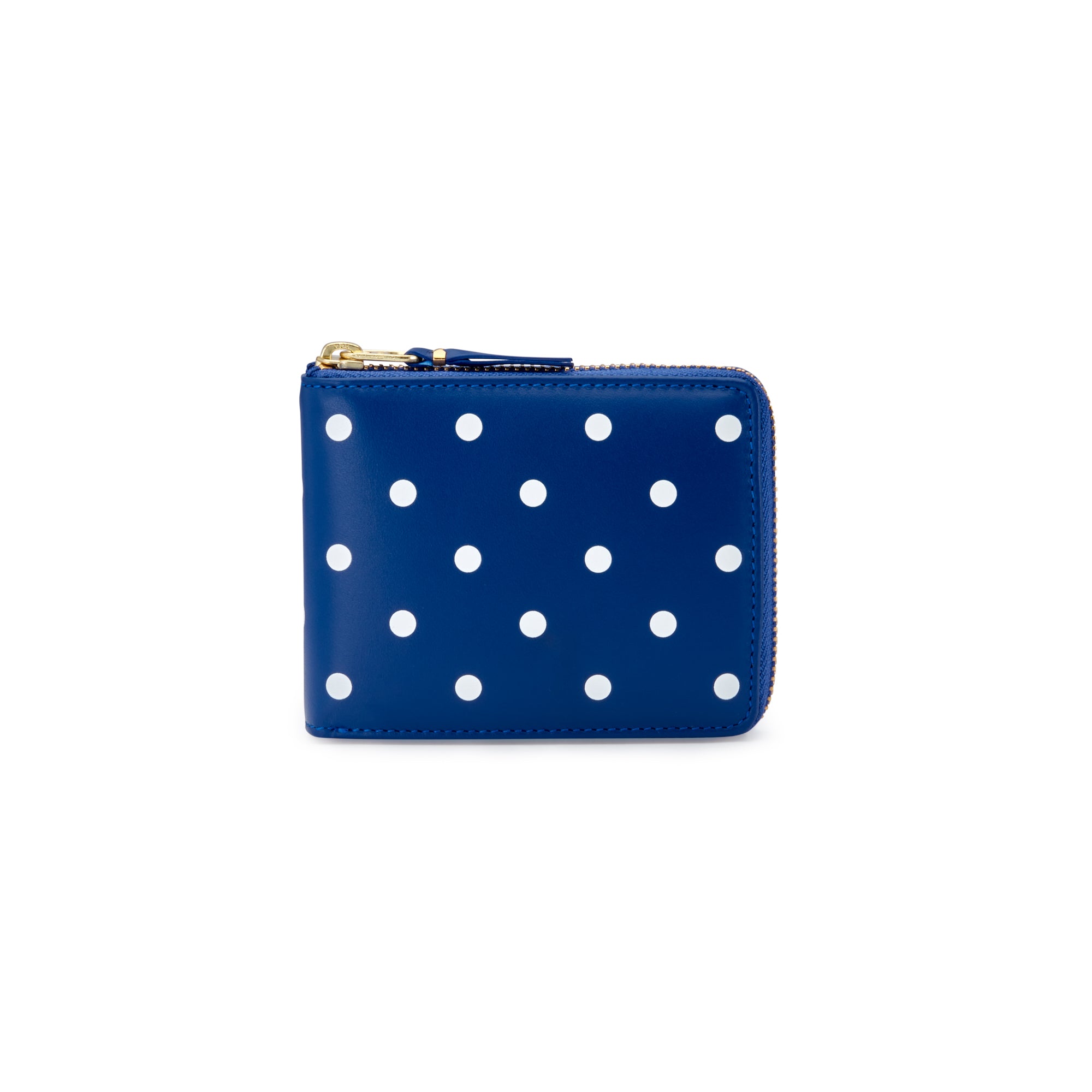 Comme des Garçons Wallet - CDG Wallet Polka Dots Printed (Navy SA7100PD ...