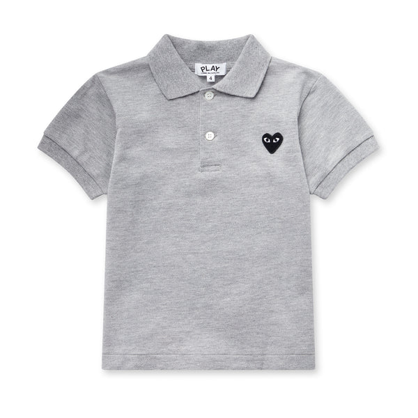 Play - Black Kid’s Polo Shirt - (Grey)
