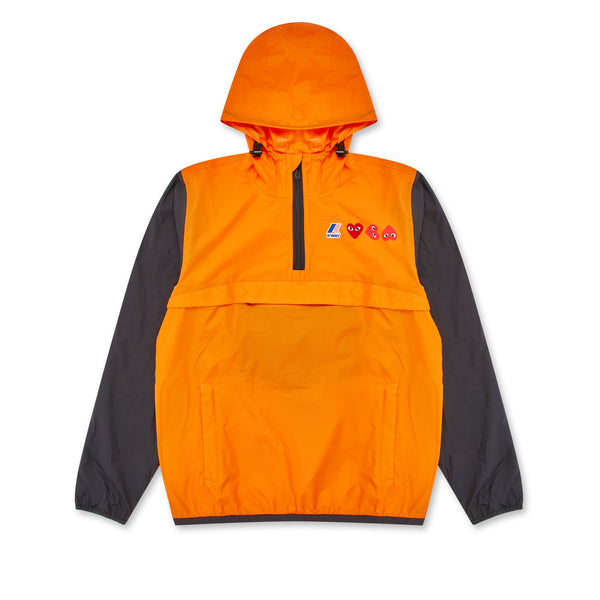 Play - K-Way Half Zip Jacket - (Orange/Black)