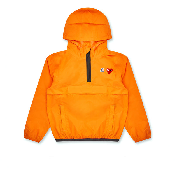 Play - Kids K-Way Half Zip Jacket - (Orange)
