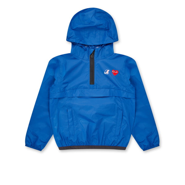 Play - Kids K-Way Half Zip Jacket - (Blue)