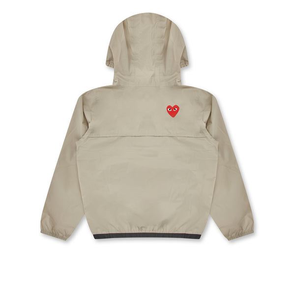 Play - Kids K-Way Half Zip Jacket - (Beige)
