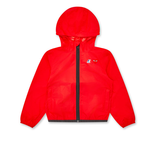 Play - Kids K-Way Zip Jacket - (Red)