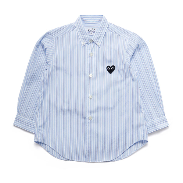 Play - Black Kid’s Striped Shirt - (Blue)