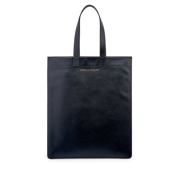 CDG Wallet - Classic Leather Tote Bag - (Black)