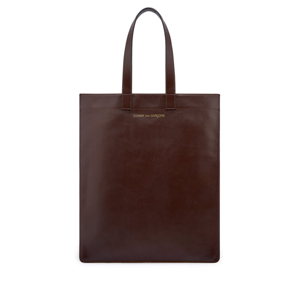 CDG Wallet - Classic Leather Tote Bag - (Brown)