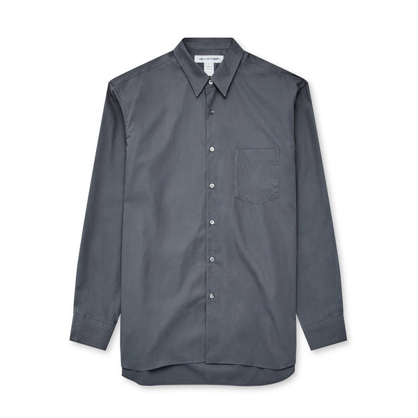 CDG Shirt Forever - Wide Fit Cotton Shirt - (Grey)