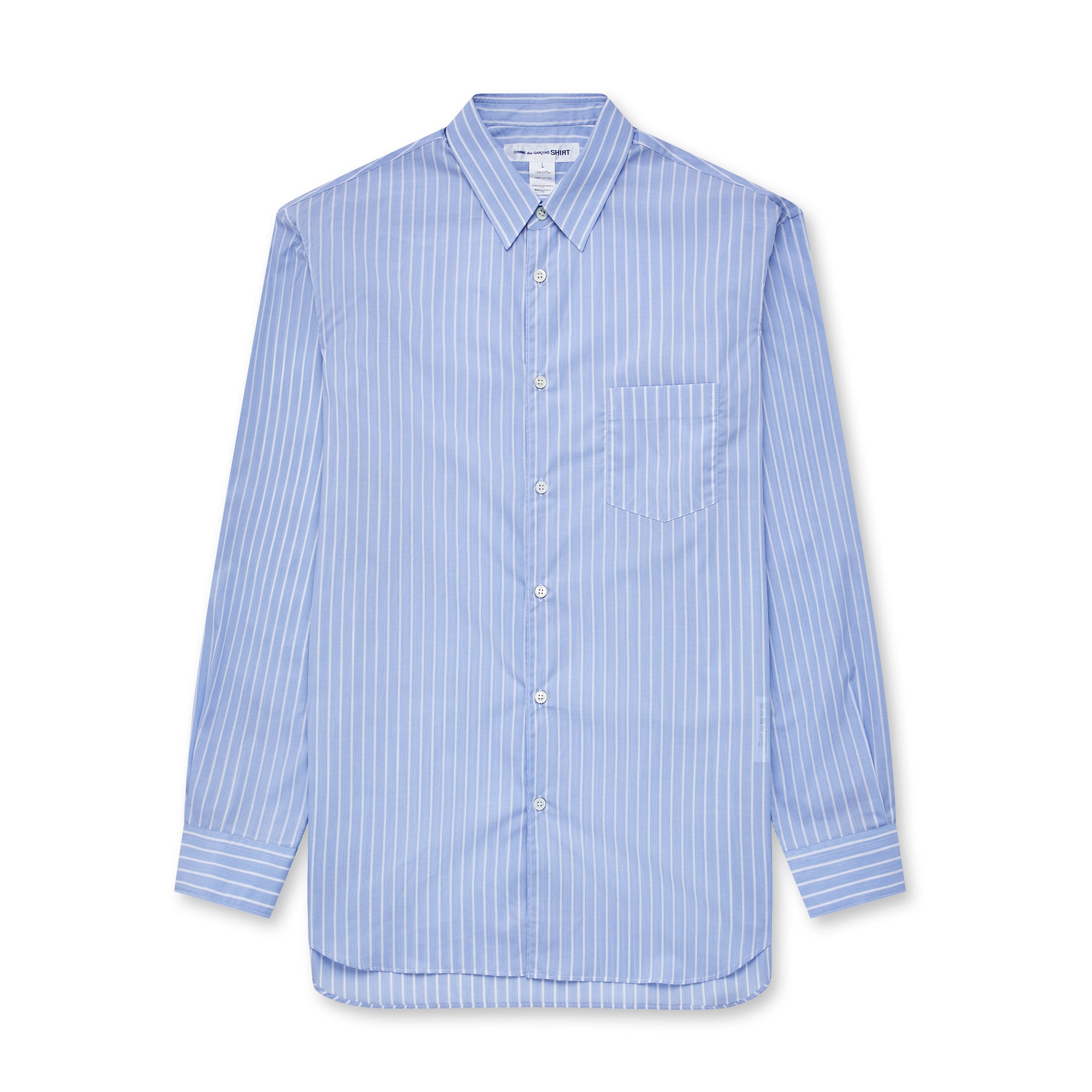 CDG Shirt Forever - Classic Fit Stripe Shirt - (Stripe 106) view 5
