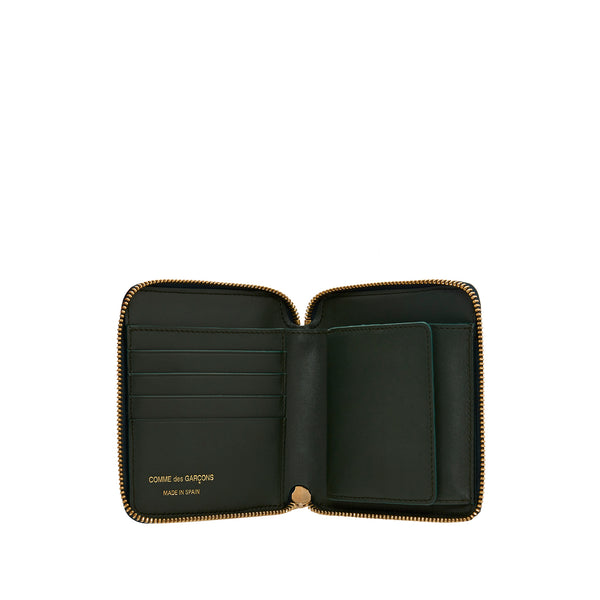 CDG Wallet - Classic Colour Full Zip Around Wallet - (SA2100 Bottle Green)