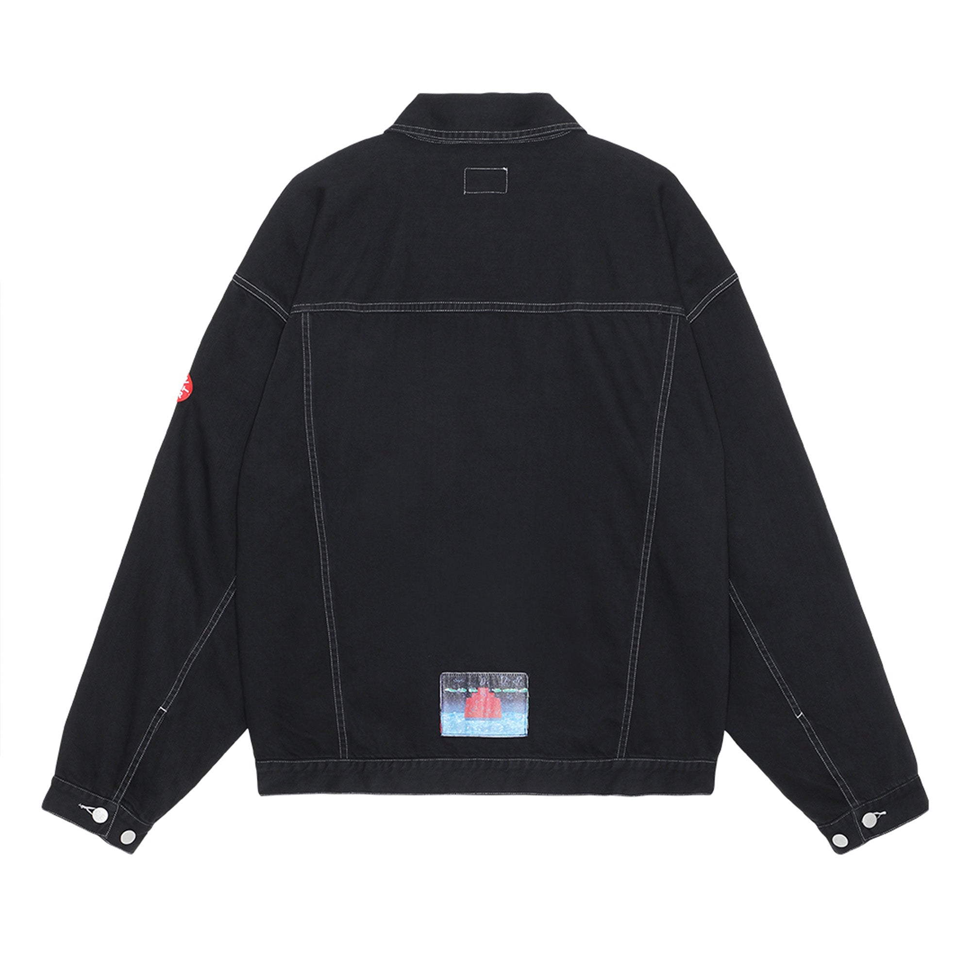 Cav Empt Overdye Colour Light Denim Jacket (Black) | Dover Street ...