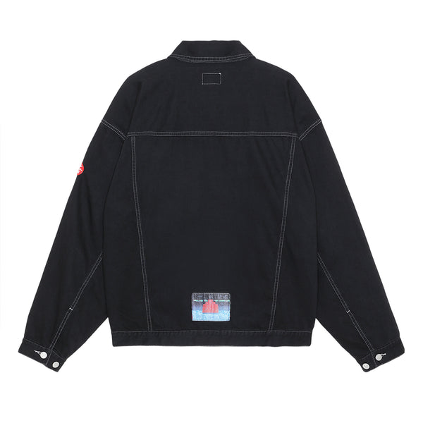 Cav Empt - Overdye Colour Light Denim Jacket - (Black)