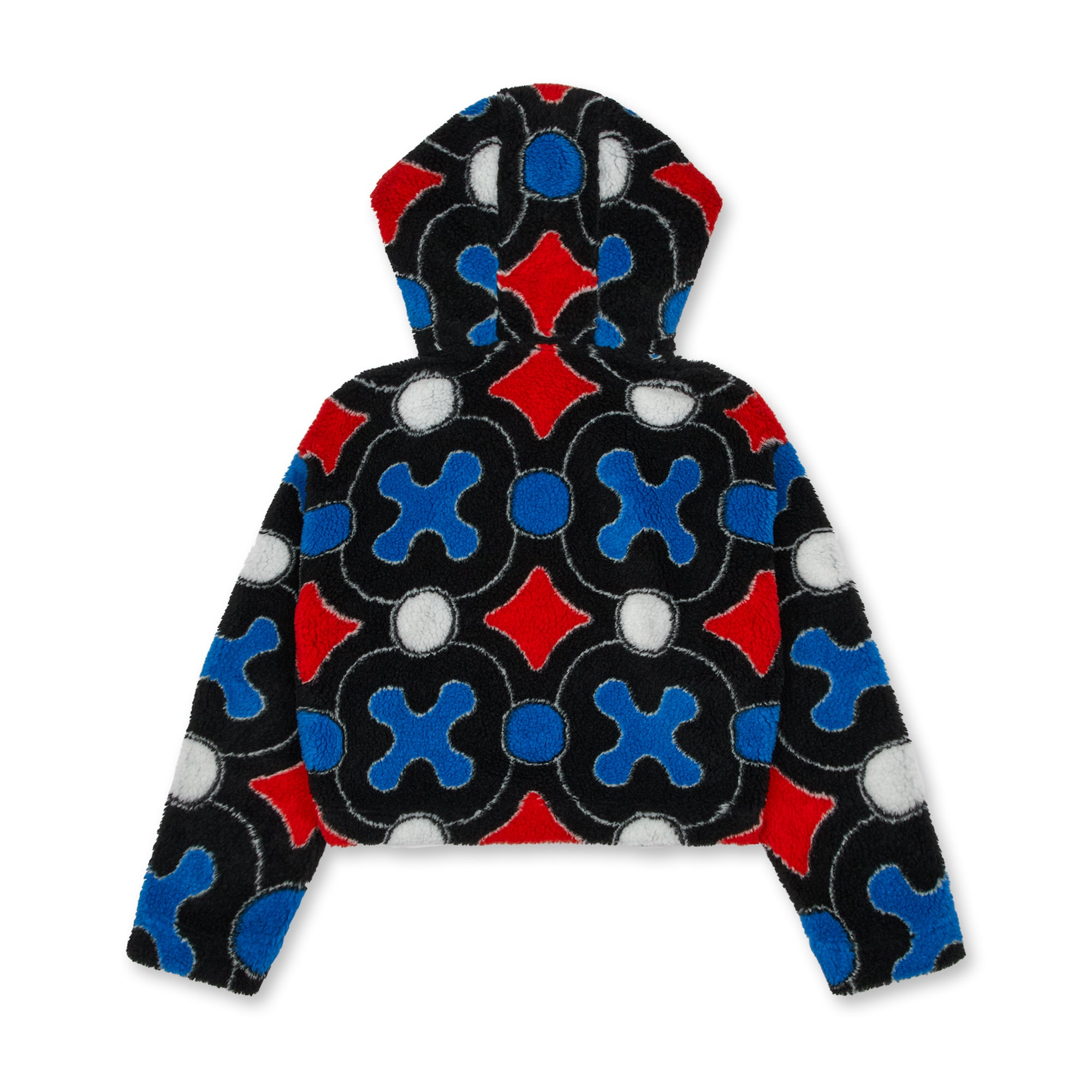Charles Jeffrey - Men’s Lost Boys Fleece - (Black/Red/Blue) view 2, Click to Zoom in
