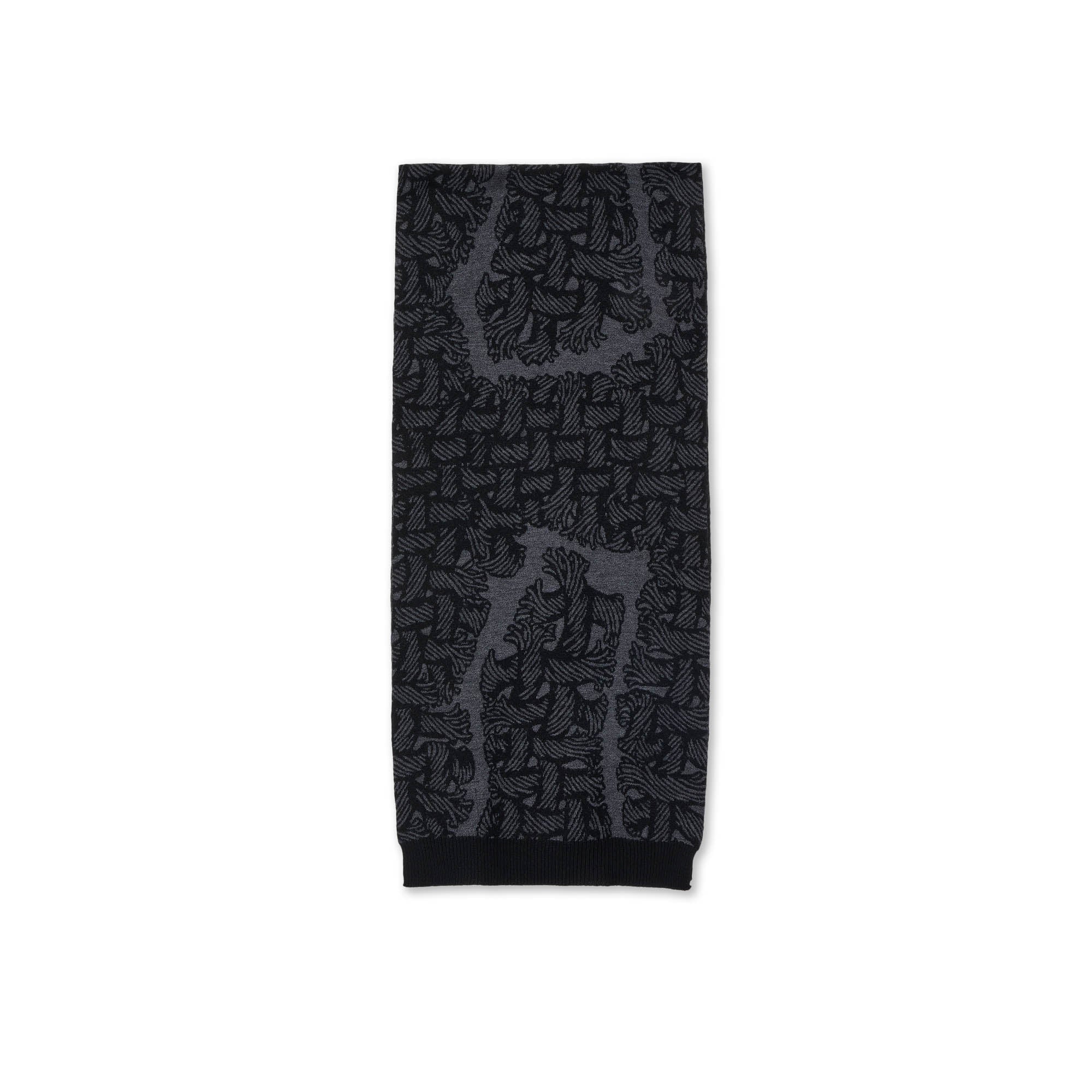 Christopher Nemeth - Knitwear RV Scarf - (Dark Grey) view 2, Click to Zoom in