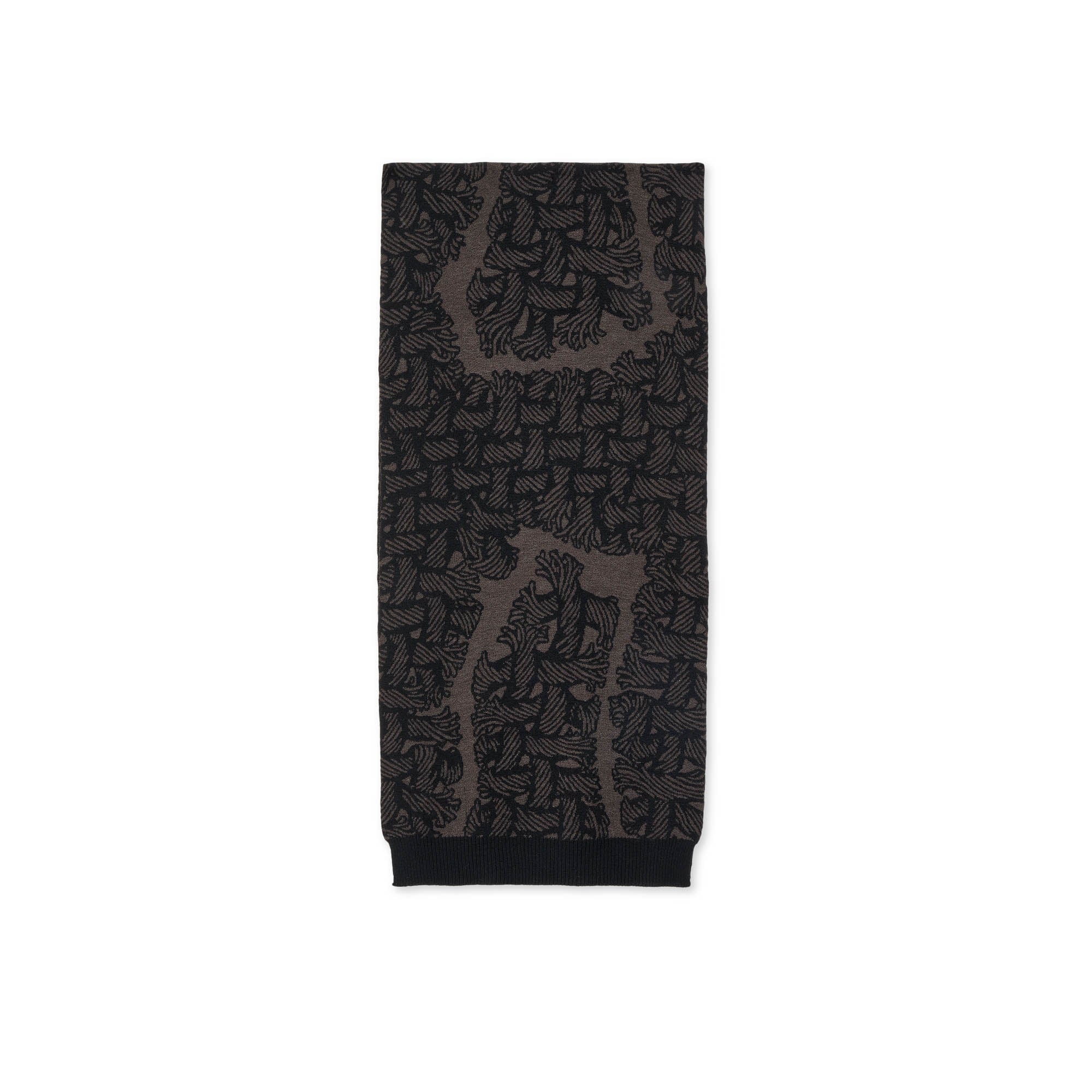 Christopher Nemeth - Knitwear RV Scarf - (Dark Brown) view 1, Click to Zoom in