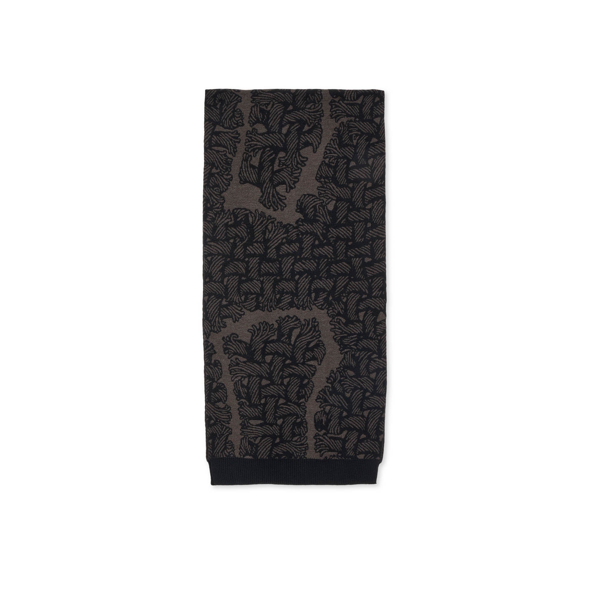 Christopher Nemeth - Knitwear RV Scarf - (Dark Brown) view 2, Click to Zoom in