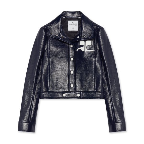 Courreges - Women’s Vinyl Jacket Reedition - (Ink)