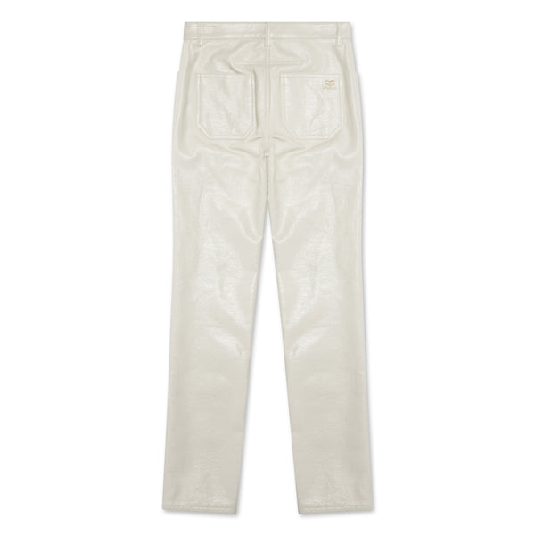 Courreges - Women’s Vinyl 5-Pocket Iconic Pants - (Off White)