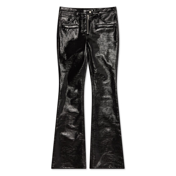 Courreges - Women’s Vinyl Zipped Pants - (Black)