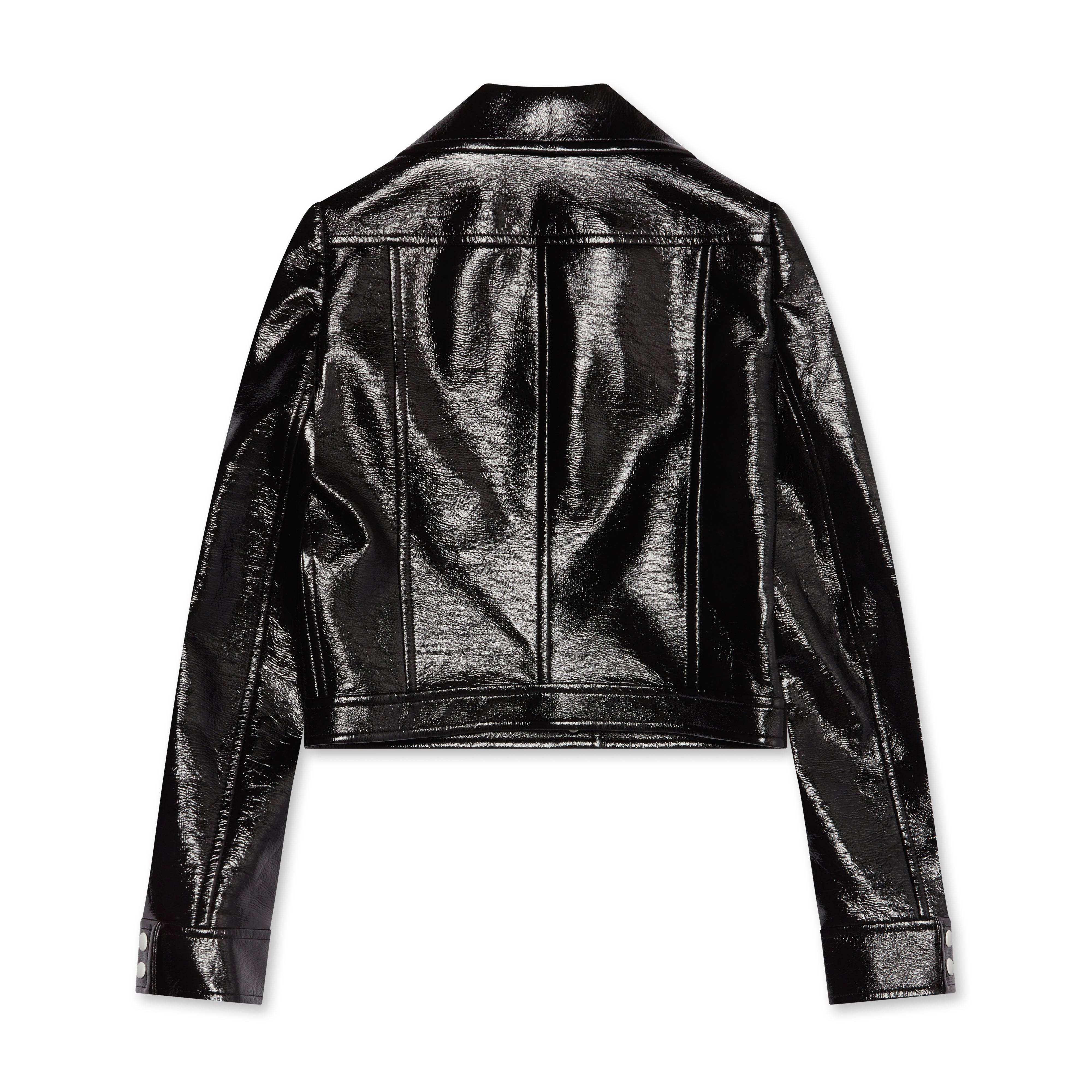 Courreges: Women's Vinyl Jacket Reedition (Black) | Dover Street