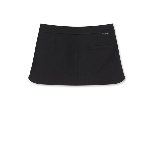 Courreges - Women’s Twill Heritage Pocket Mini Skirt - (Black)