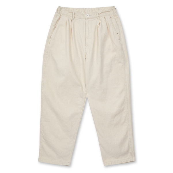 Danton - Cotton Twill Easy Pants - (Ecru)