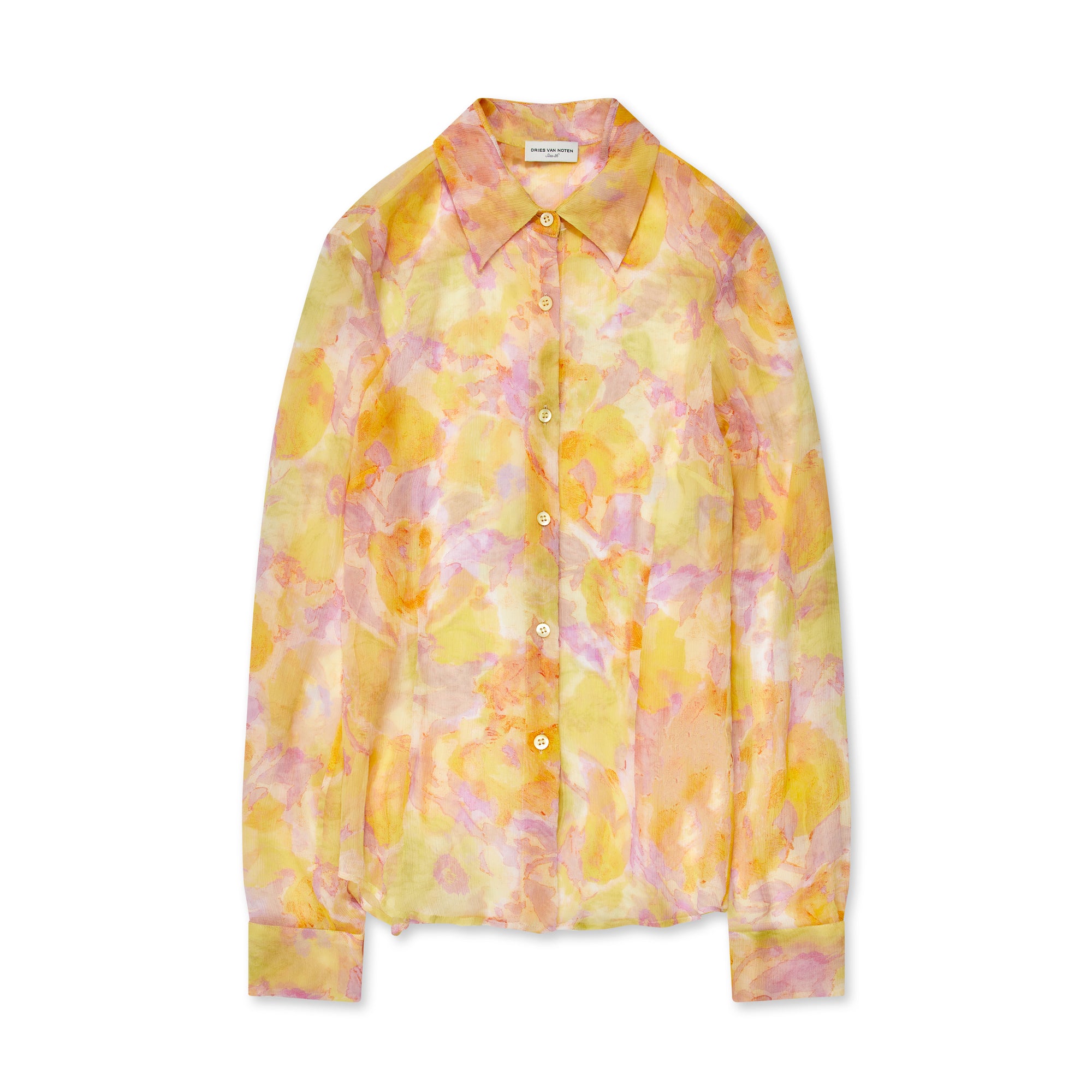 Dries Van Noten - Women’s Floral Silk Shirt - (Dessin) view 1