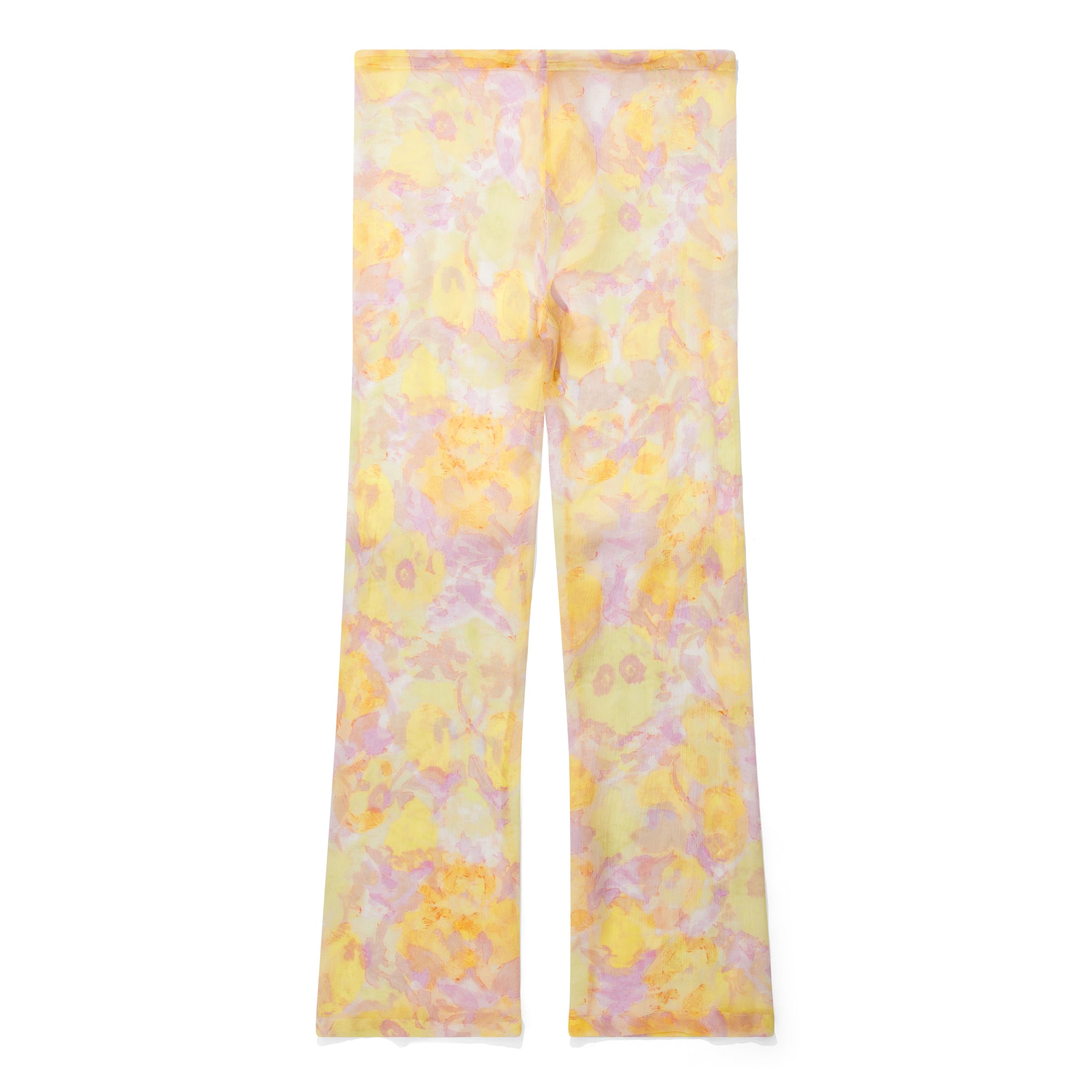 Dries Van Noten - Women’s Floral Print Pants - (Orange/Yellow) view 2