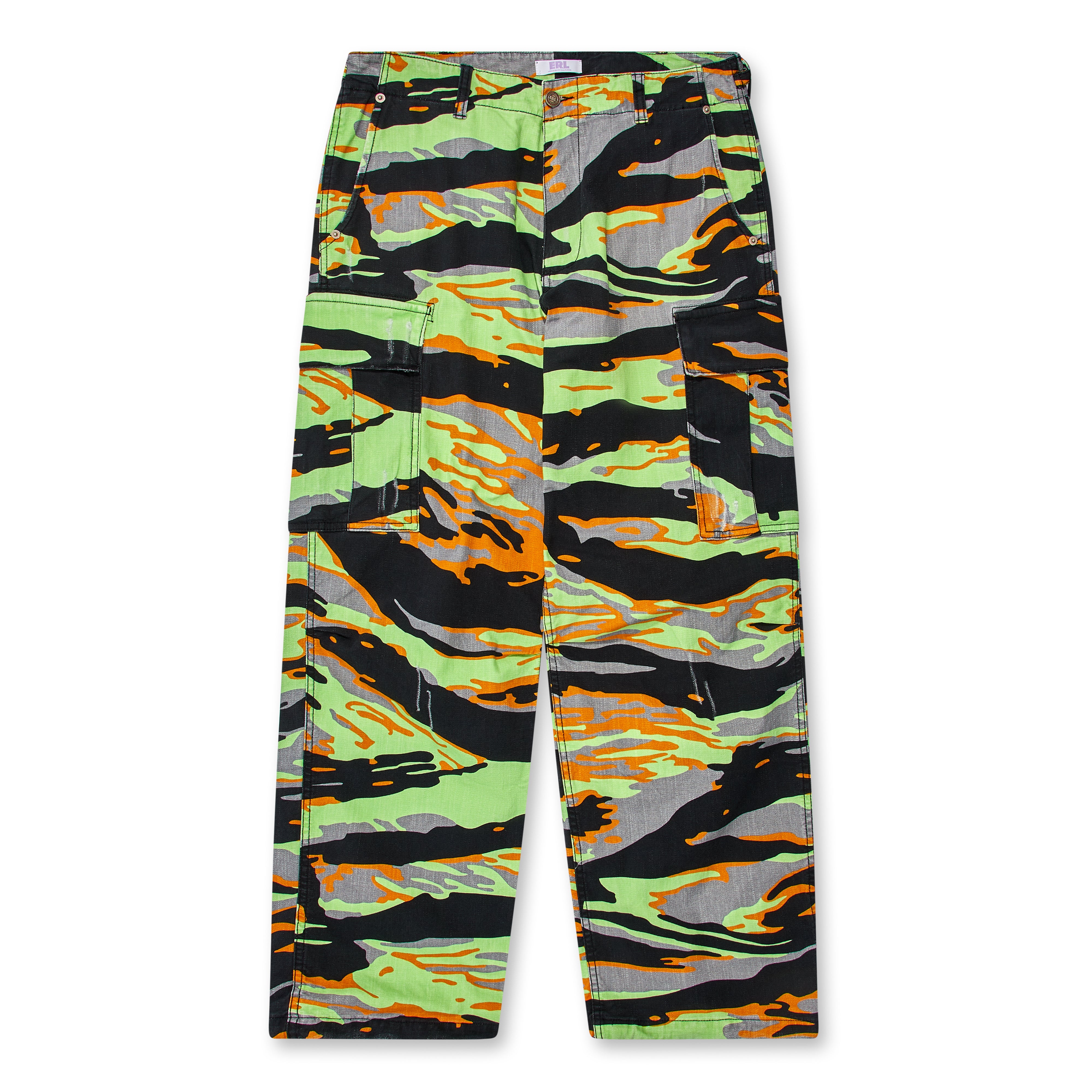 ERL - Men's Printed Cargo Pants - (Green/Black) | Dover Street Market E ...