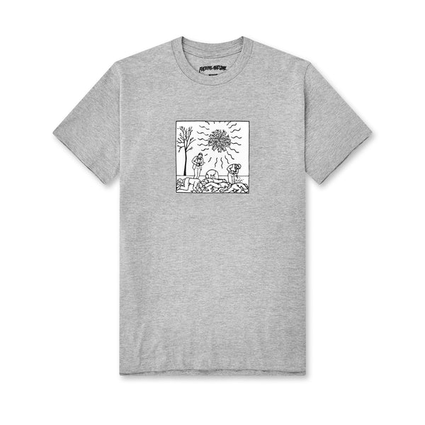 Fucking Awesome - Us You Them Tee - (Grey Heather)