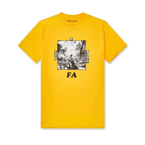 Fucking Awesome - What A World Tee - (Daisy)