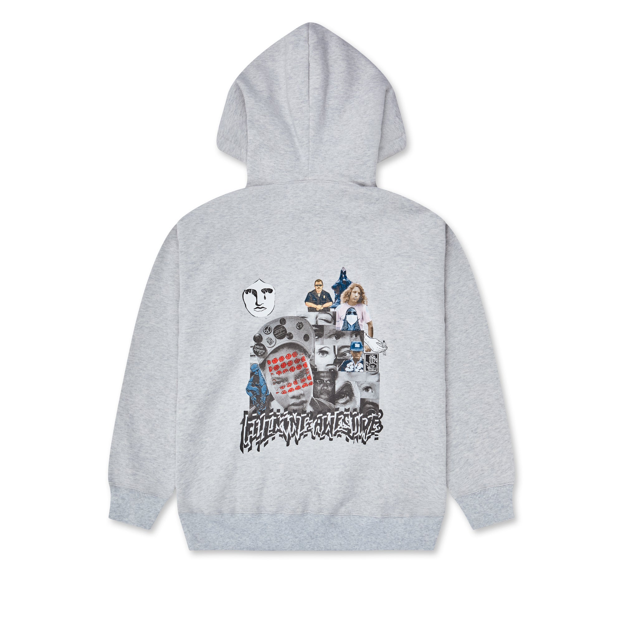 Fucking Awesome - Society III Hoodie - (Grey Heather) view 2, Click to Zoom in