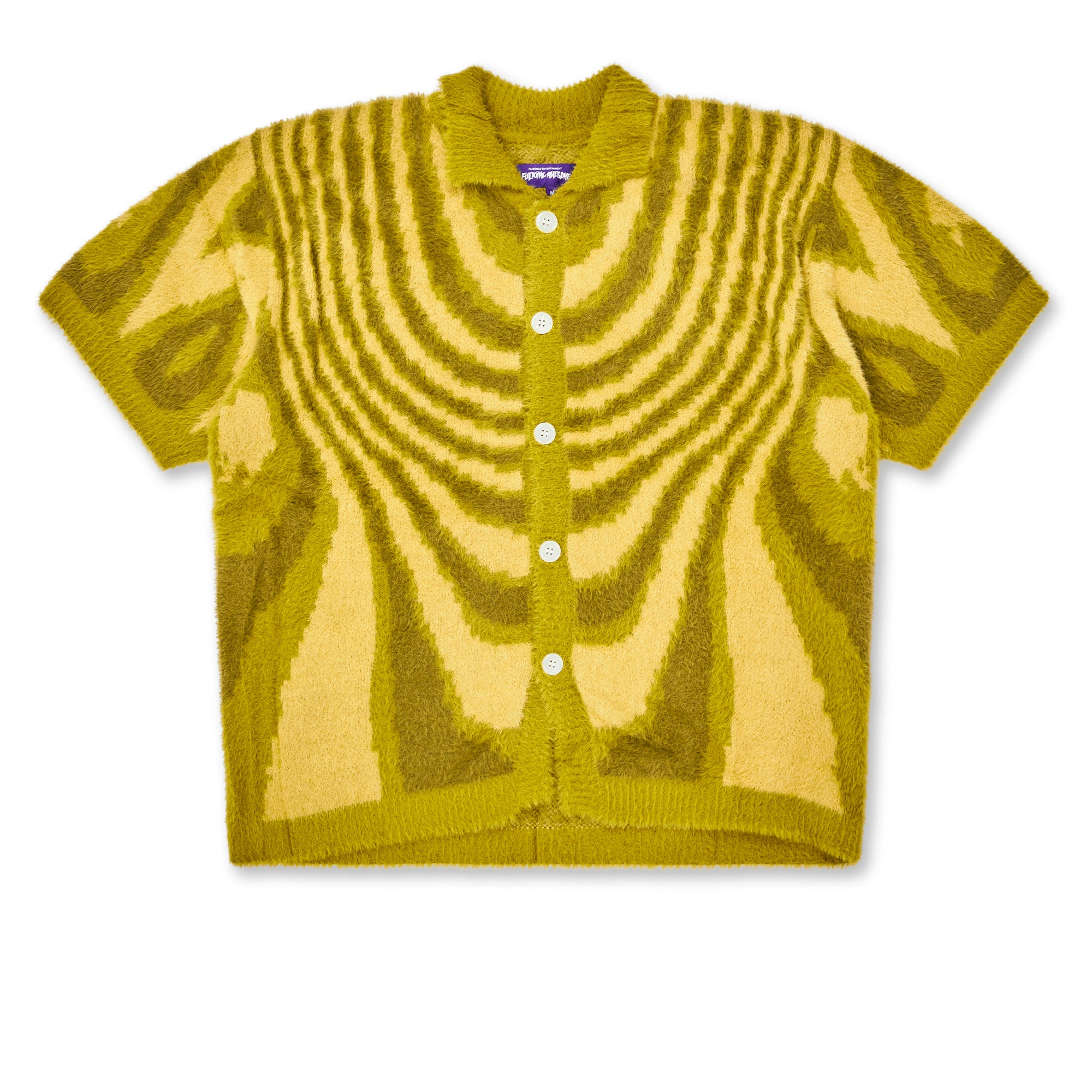 Fucking Awesome - Acid Hairy Club Shirt - (Moss) view 1, Click to Zoom in