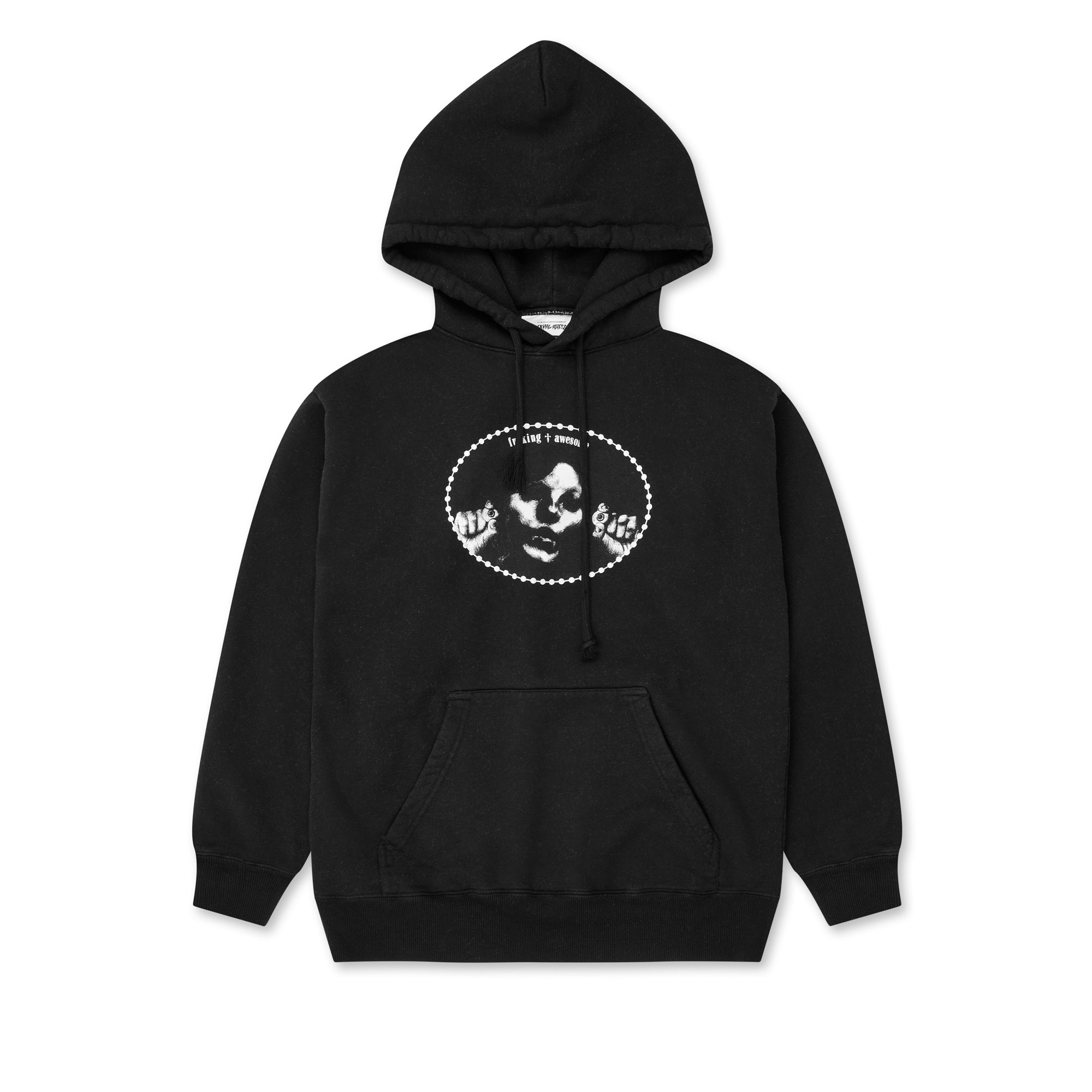 Fucking Awesome - Eyeballs Hoodie - (Black) view 1, Click to Zoom in