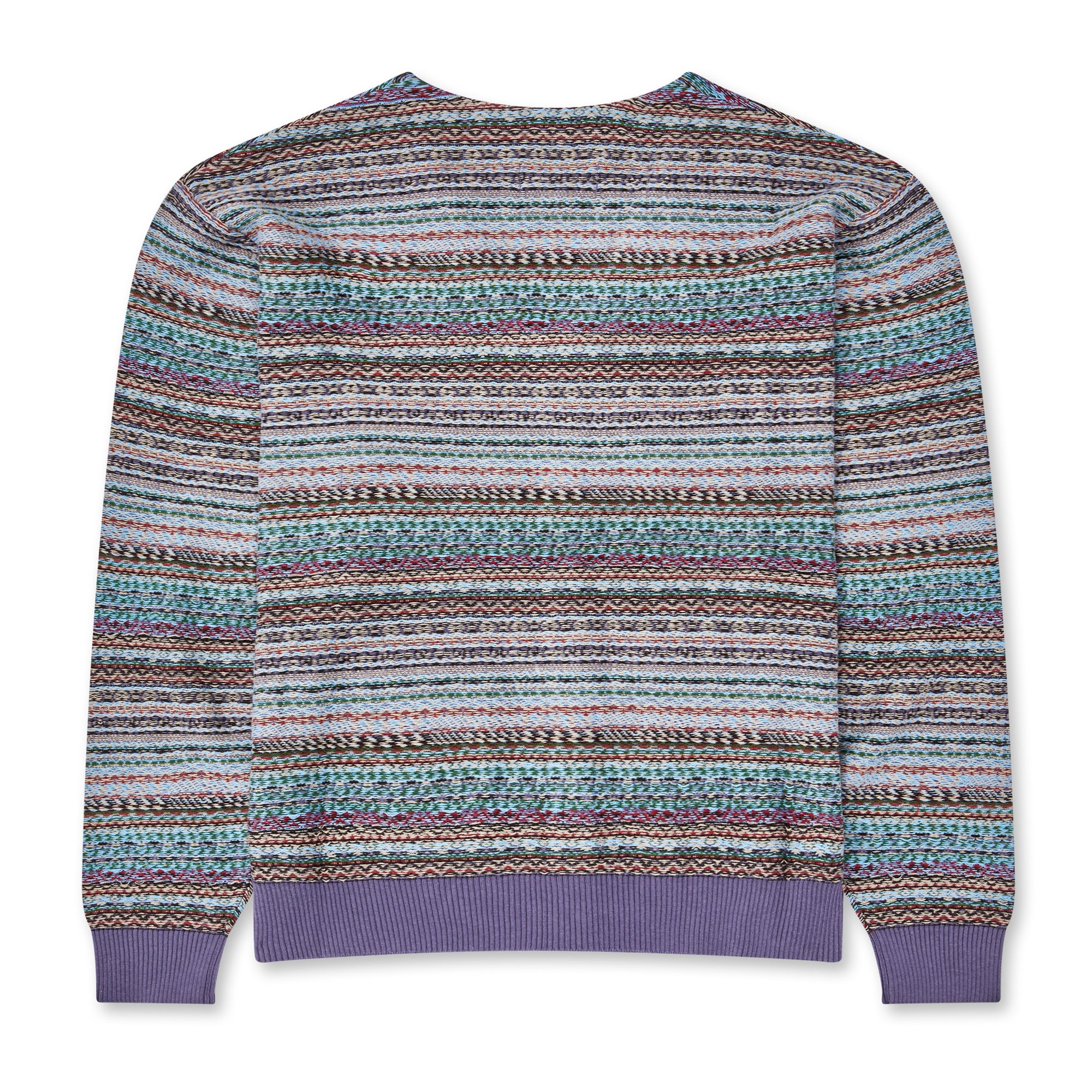 Fucking Awesome - Dill Painting Intarsia Cardigan - (Purple) view 2, Click to Zoom in