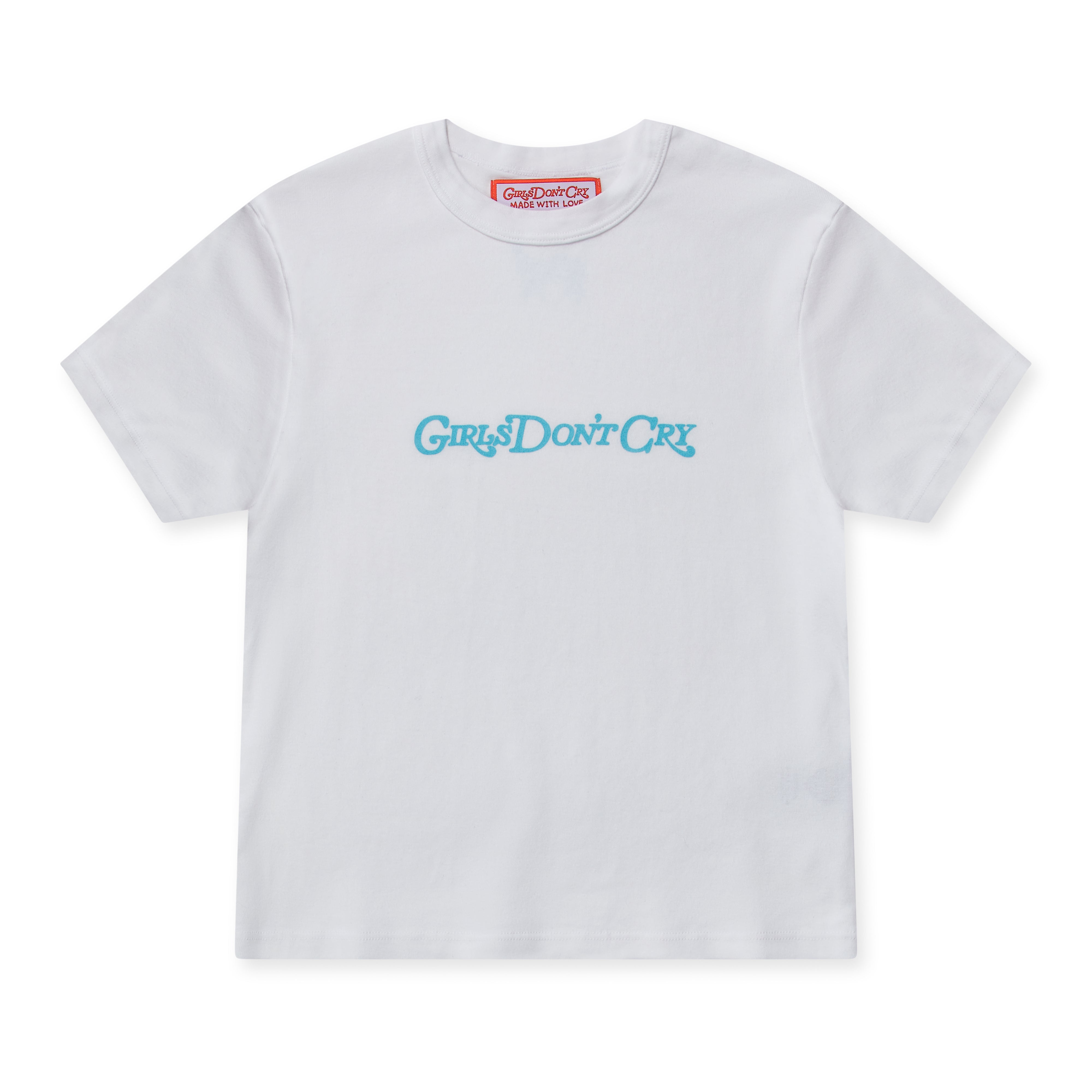 Girls Don’t Cry - GDC Wordmark Baby T-Shirt - (White)