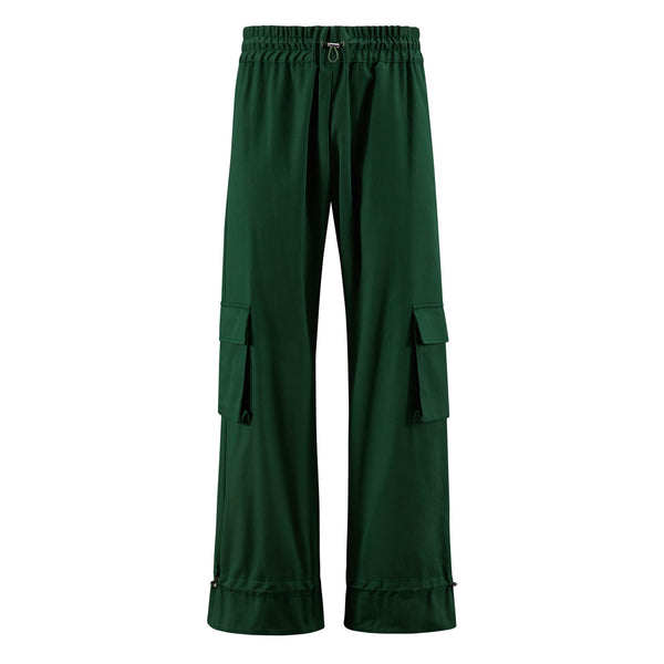 Moncler - JW Anderson Gabardine Cargo Trousers - (Dark Green)