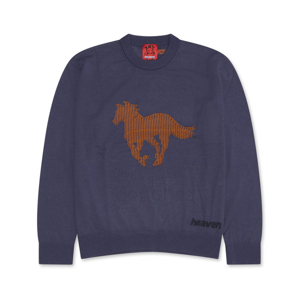 Heaven by Marc Jacobs - Women’s White Pony Sweater - (Blue)