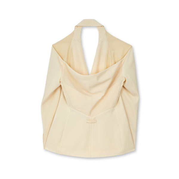 Jean Paul Gaultier - Lotta Volkova Scoop Back Jacket - (Ecru)