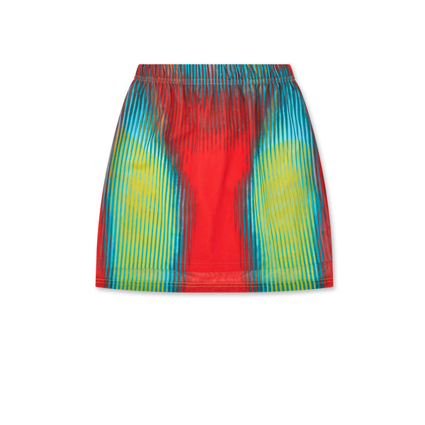 Jean Paul Gaultier - Y Project Women’s Body Morph Mini Skirt - (Yellow/Red/Blue)