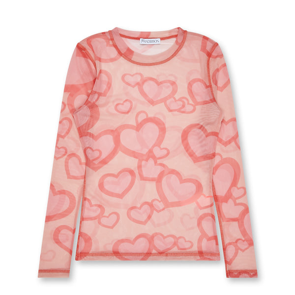 J.W. Anderson - Women’s Run Hany Long Sleeve Underpinning Top - (Powder Pink)