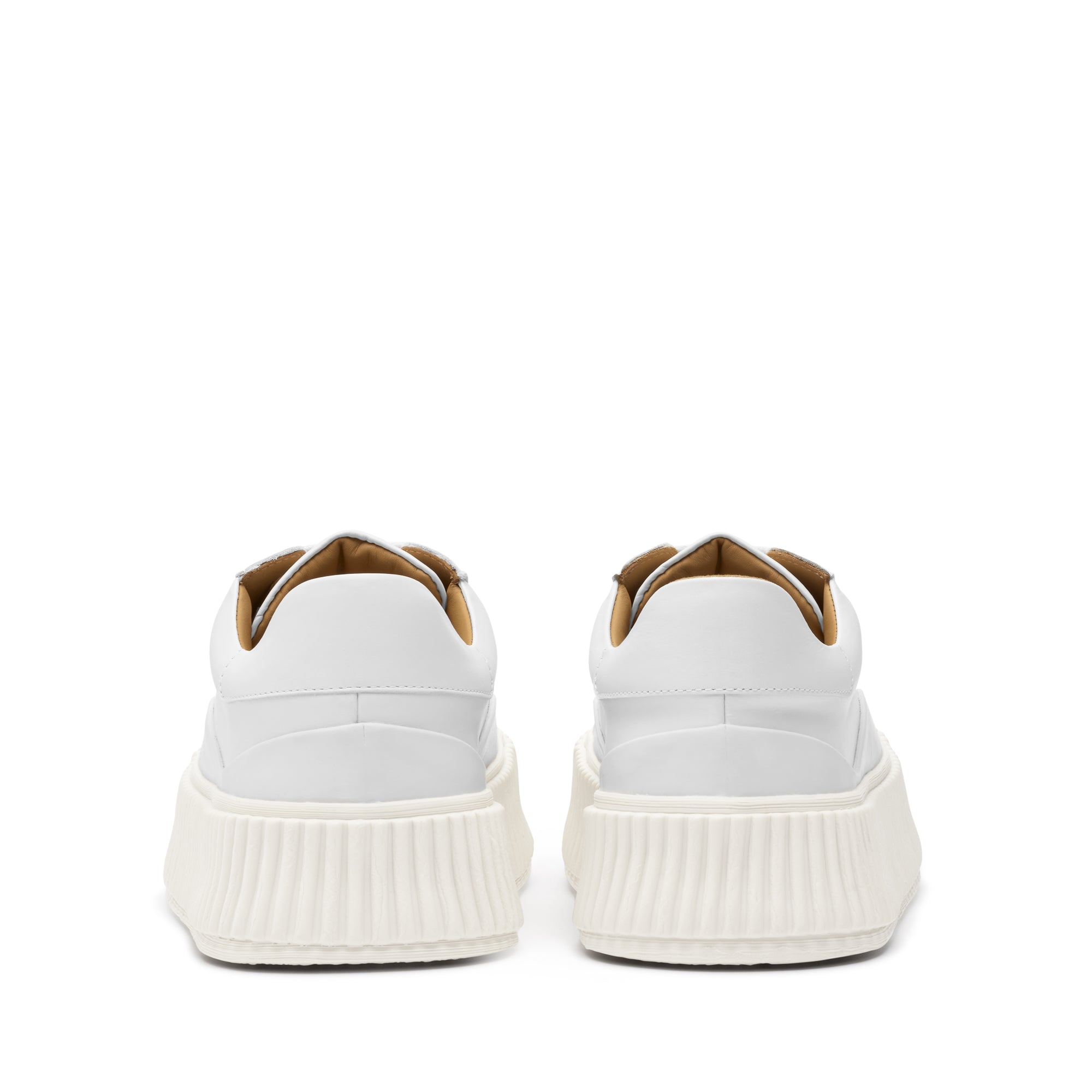 Jil Sander Men's Leather Sneakers (Natural) | Dover Street Market