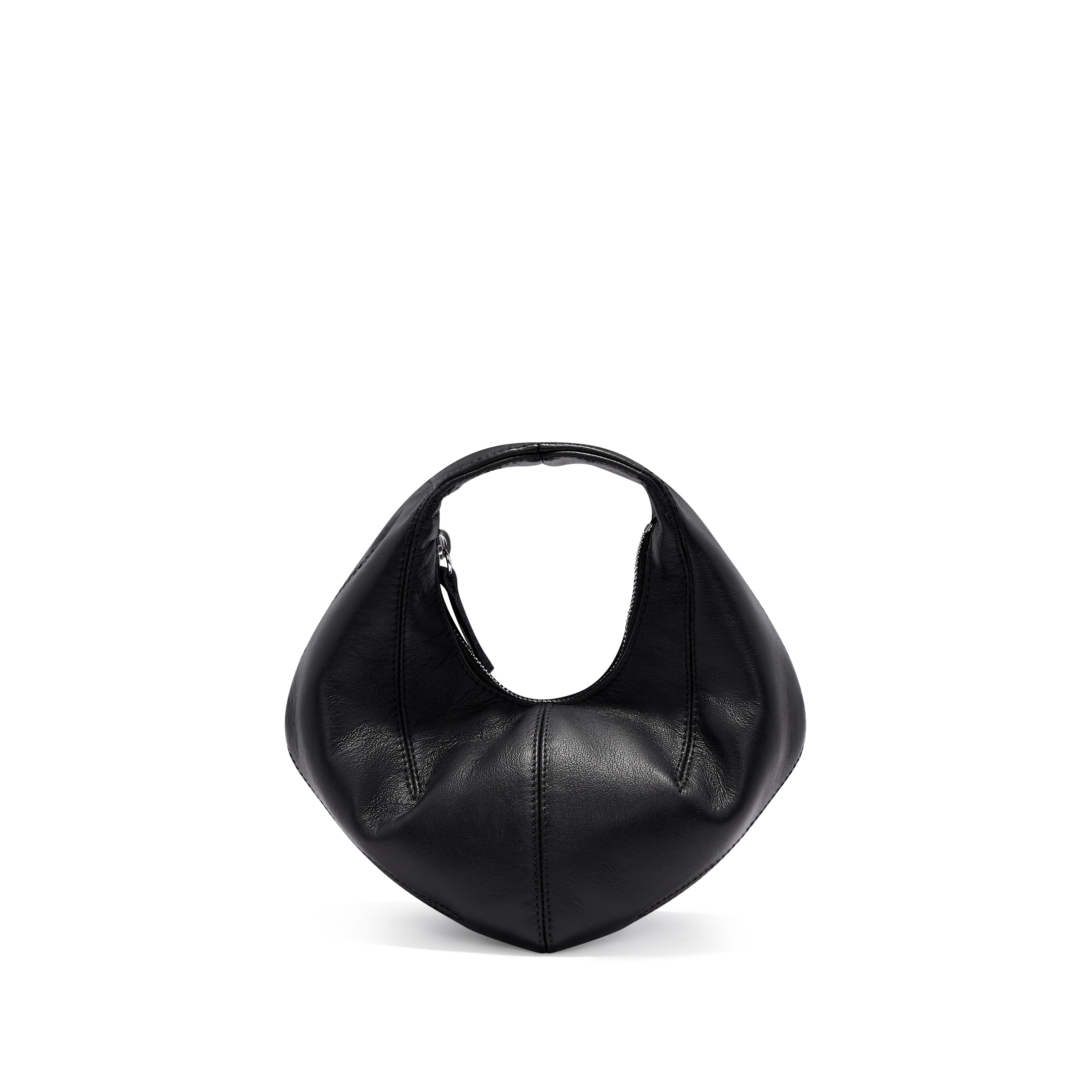 Kiko Kostadinov Women's Small Bugle Hobo (Raven Black) | Dover