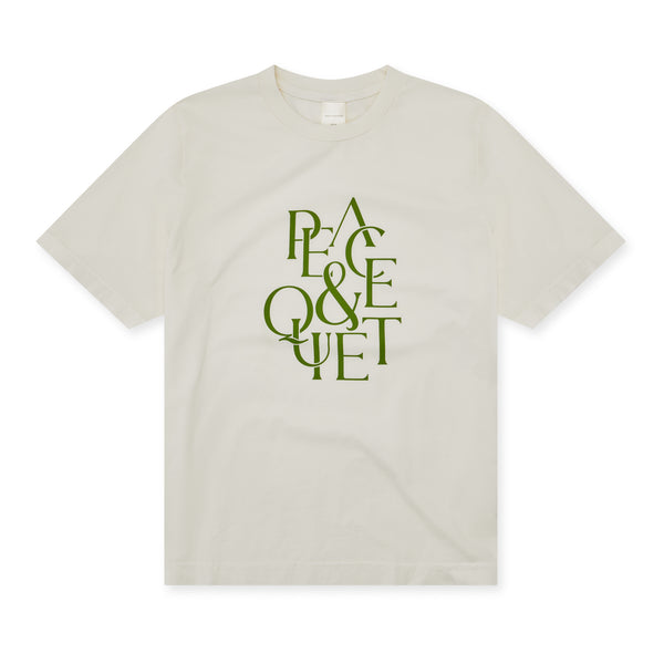 Museum Of Peace And Quiet - Serif T-Shirt - (Bone)