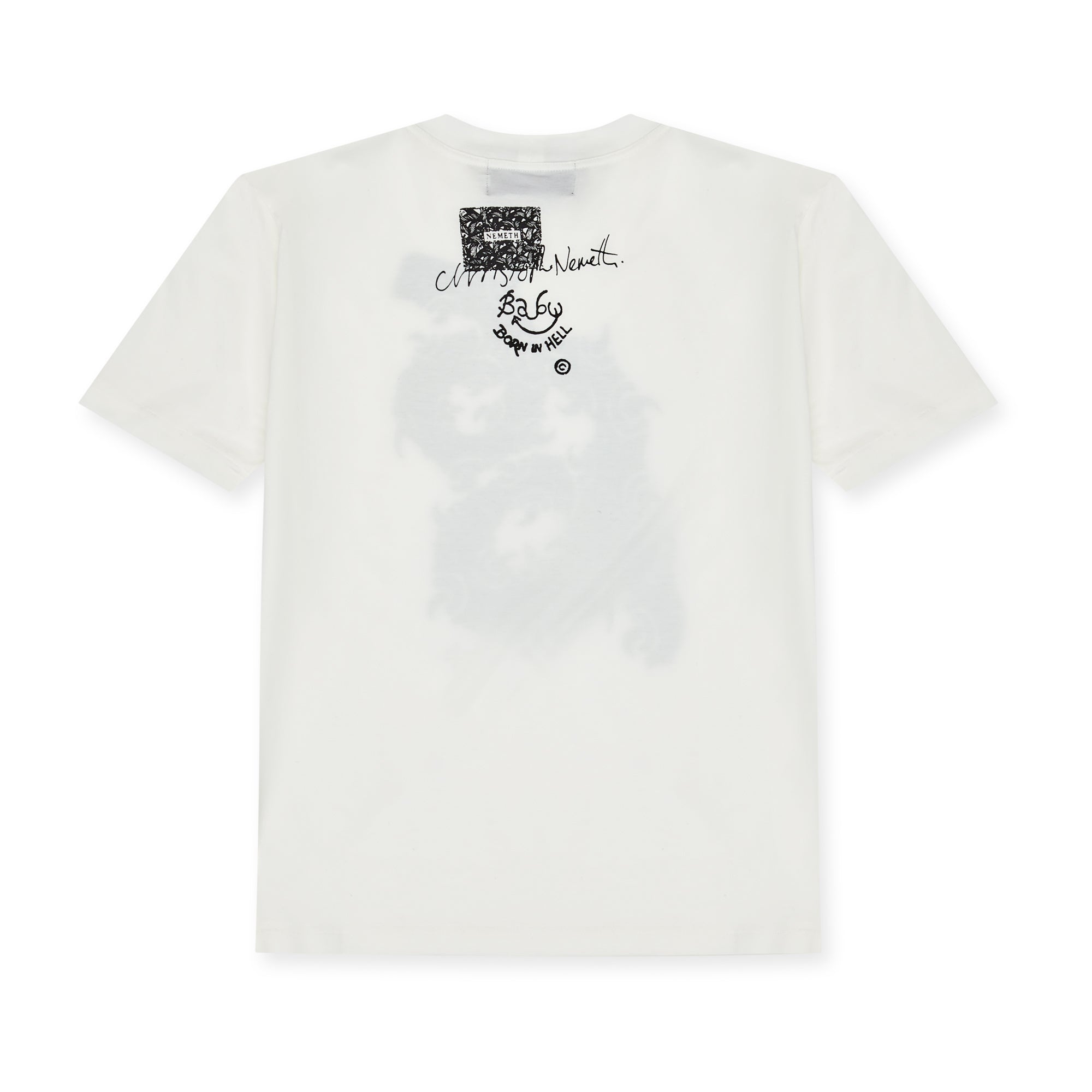 Nemeth x Dave Baby Men's T-shirt 1781 (White) | Dover Street