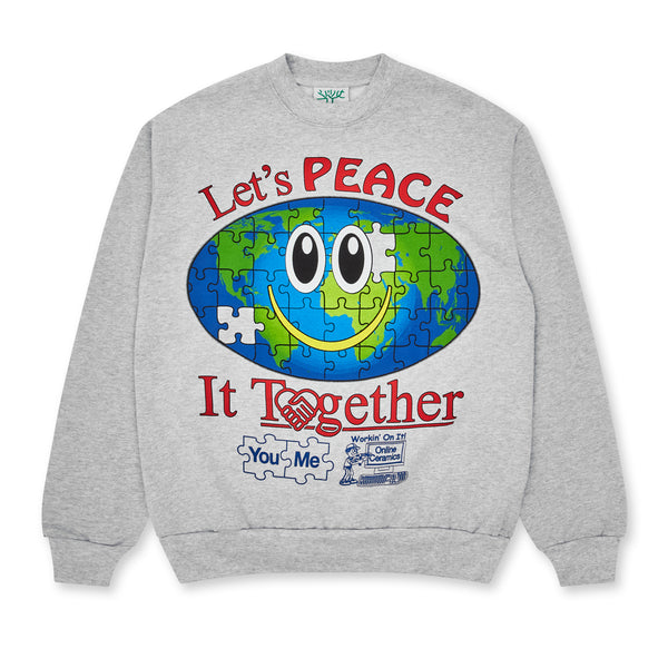 Online Ceramics - Workin’ On It Crewneck Sweatshirt - (Ash)